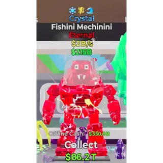 Fortnite Steal The Brainrot Crystal Fishini Mechinini 3 traits 3B/s
