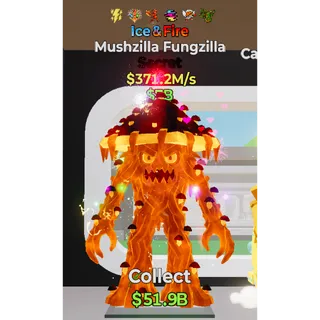 Fortnite Steal The Brainrot Ice & Fire Mushzilla Fungzilla 6 traits 