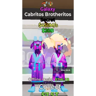 Fortnite Steal The Brainrot Galaxy Cabritos Brotheritos traited 450M/s