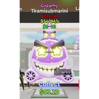 Fortnite Steal The Brainrot Dreamy Tiramisubmarini