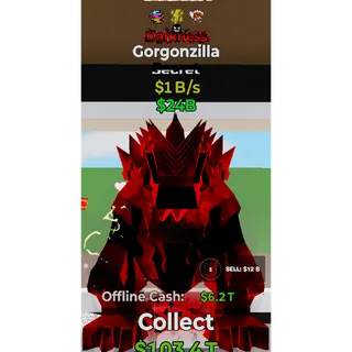 Fortnite Steal The Brainrot Darkness Gorgonzilla 3 traits 1B/s