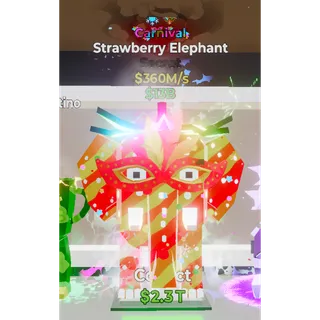 Fortnite Steal The Brainrot Carnival Strawberry Elephant traited 360M/s
