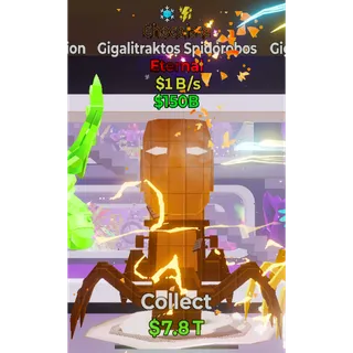 Fortnite Steal The Brainrot Chocolate Gigalitraktos Spidorobos 2 traits 1B/s