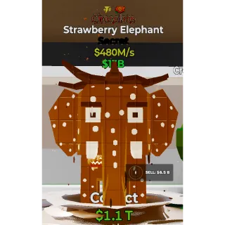 Fortnite Steal The Brainrot Chocolate Strawberry Elephant traited 480M/s