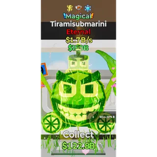 Fortnite Steal The Brainrot Magical Tiramisubmarini 3 traits 1.7B/s