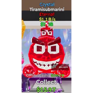 Fortnite Steal The Brainrot Crystal Tiramisubmarini