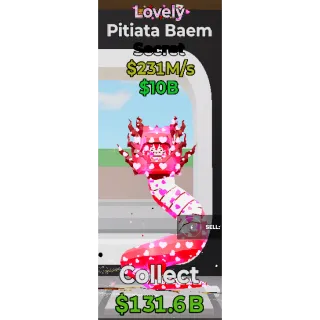 Fortnite Steal The Brainrot Lovely Pitiata Baem 231M/s