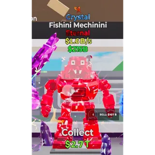 Fortnite Steal The Brainrot Crystal Fishini Mechinini 1 trait 1.6B/s