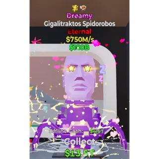 Fortnite Steal The Brainrot Dreamy Gigalitraktos Spidorobos 2 traits