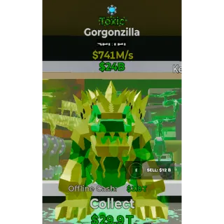 Fortnite Steal The Brainrot Toxic Gorgonzilla 741M/s