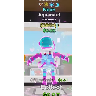 Fortnite Steal The Brainrot Neon Aquanaut four traits 296M/s
