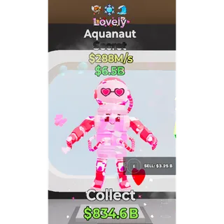 Fortnite Steal The Brainrot Lovely Aquanaut traited 288M/s