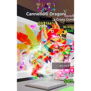 Fortnite Steal The Brainrot Carnival Cannelloni Dragoni 4 traits