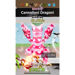 Fortnite Steal The Brainrot Lovely Cannelloni Dragoni 8 traits 1.6B/s
