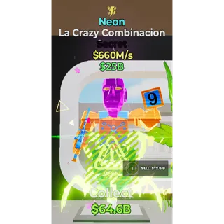 Fortnite Steal The Brainrot Neon La Crazy Combinacion 1 trait