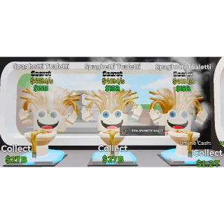 Fortnite Steal The Brainrot 3x Spaghetti Tualetti Bundle