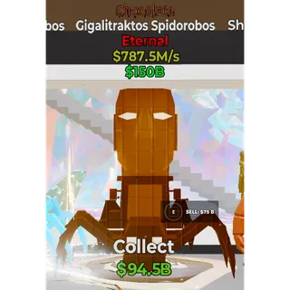 Fortnite Steal The Brainrot Chocolate Gigalitraktos Spidorobos