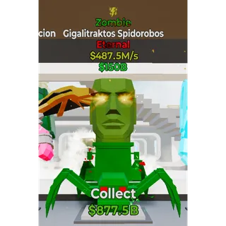 Fortnite Steal The Brainrot Diamond Zombie Gigalitraktos Spidorobos 1 trait