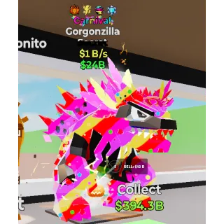 Fortnite Steal The Brainrot Carnival Gorgonzilla traited 1B/s