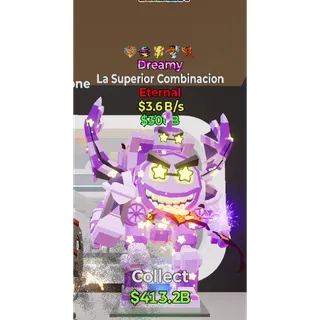 Fortnite Steal The Brainrot Dreamy La Superior Combinacion 5 traits 3.6B/s