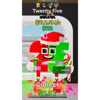 Fortnite Steal The Brainrot Twenty Five 4 traits 312.5M/s