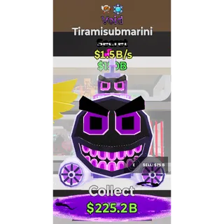 Fortnite Steal The Brainrot Void Tiramisubmarini 2 traits