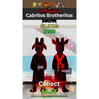 Fortnite Steal The Brainrot Darkness Cabritos Brotheritos 6 traits 1.3B/s