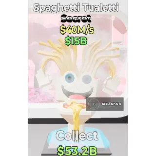 Fortnite Steal The Brainrot Spaghetti Tualetti 40M/s