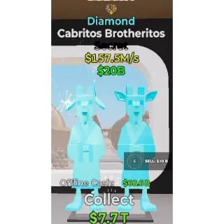 Fortnite Steal The Brainrot Cabritos Brotheritos 157.5M/s