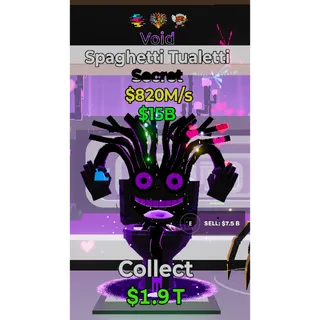 Fortnite Steal The Brainrot Void Spaghetti Tualetti 3 traits 
