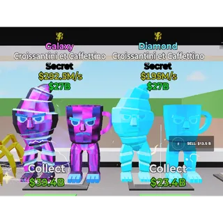 Fortnite Steal The Brainrot 2x Croissantini et Caffettino traited Bundle