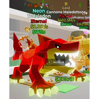 Fortnite Steal The Brainrot Neon Tralaledon 4 traits 2.3B/s