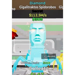 Fortnite Steal The Brainrot Diamond Gigalitraktos Spidorobos 