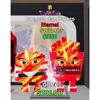 Fortnite Steal The Brainrot Carnival Burguro Dan Fryuro 1 trait