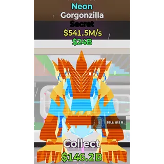 Fortnite Steal The Brainrot Neon Gorgonzilla 