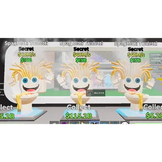 Fortnite Steal The Brainrot 3x Spaghetti Tualetti 