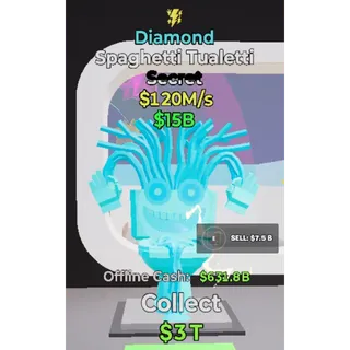 Fortnite Steal The Brainrot Spaghetti Tualetti 120M/s