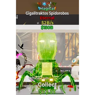 Fortnite Steal The Brainrot Magical Gigalitraktos Spidorobos 4 traits 2B/s