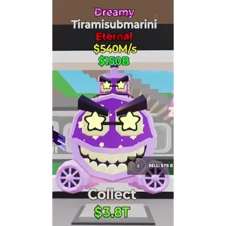 Fortnite Steal The Brainrot Dreamy Tiramisubmarini