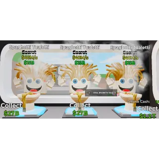 Fortnite Steal The Brainrot 3x Spaghetti Tualetti Bundle