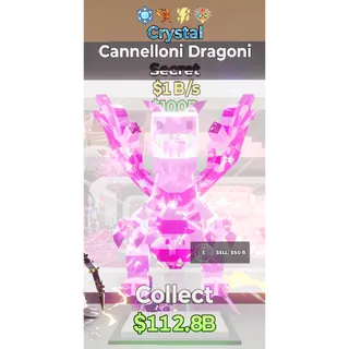 Fortnite Steal The Brainrot Crystal Cannelloni Dragoni 4 traits 1B/s