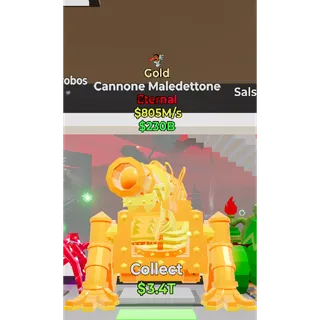 Fortnite Steal The Brainrot Gold Cannone Maledettone 1 trait