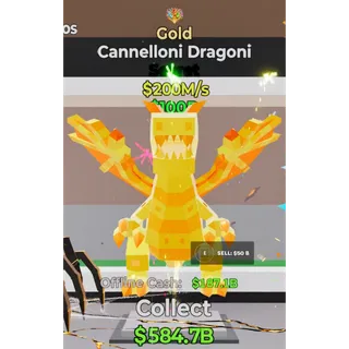 Fortnite Steal The Brainrot Gold Cannelloni Dragoni 1 trait