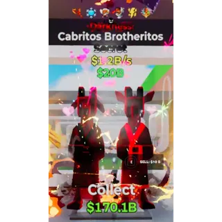 Fortnite Steal The Brainrot Darkness Cabrito Brotheritos 6 traits 1.2B/s