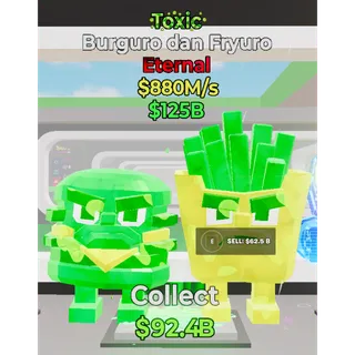 Fortnite Steal The Brainrot Toxic Burguro dan Fryuro
