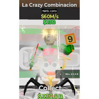Fortnite Steal The Brainrot La Crazy Combinacion 60M/s