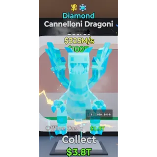 Fortnite Steal The Brainrot Diamond Cannelloni Dragoni 2 traits