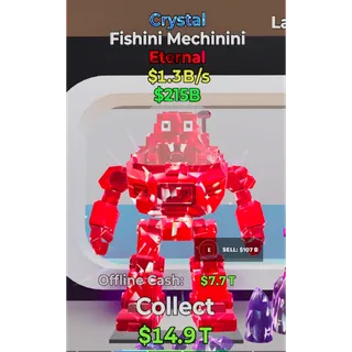 Fortnite Steal The Brainrot Crystal Fishini Mechinini