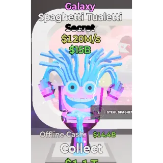 Fortnite Steal The Brainrot Galaxy Spaghetti Tualetti 120M/s