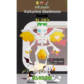 Fortnite Steal The Brainrot Heaven Vulturino Skeletono 3 traits 